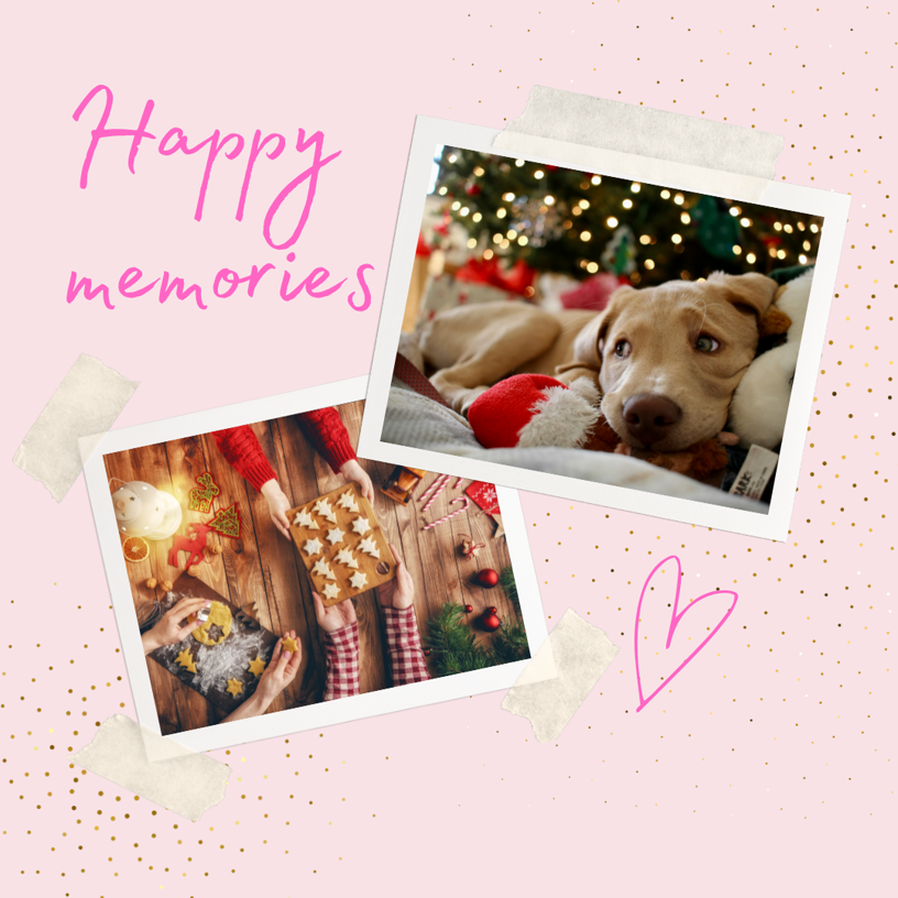Happy memories. Christmas baking, presents and puppy